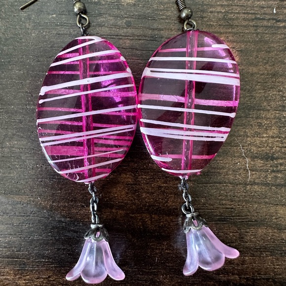 Handcrafted Vintage Earrings - Picture 2 of 2